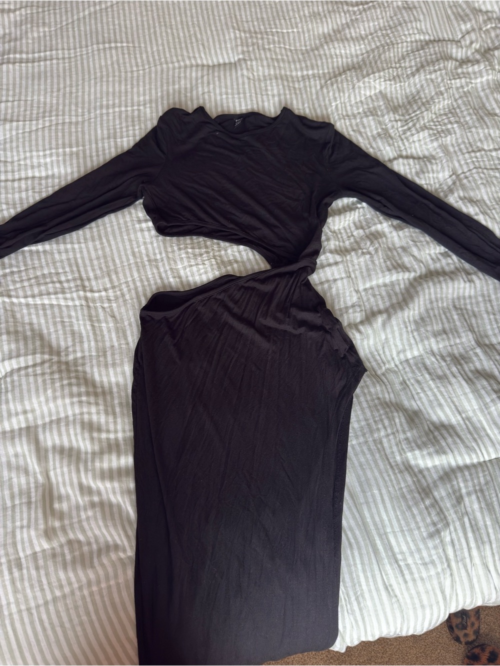 SHEIN Black Crewneck Top